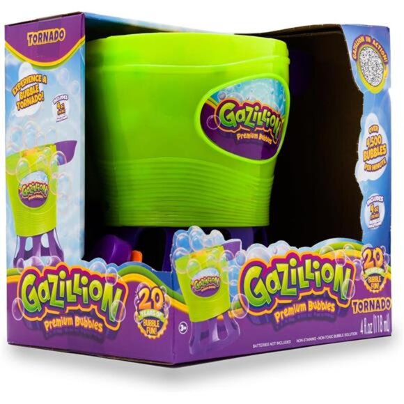 Tornado Bubble Machine - Kids Bubble Blower - Blows 4500 Bubbles per - Picture 3 of 7